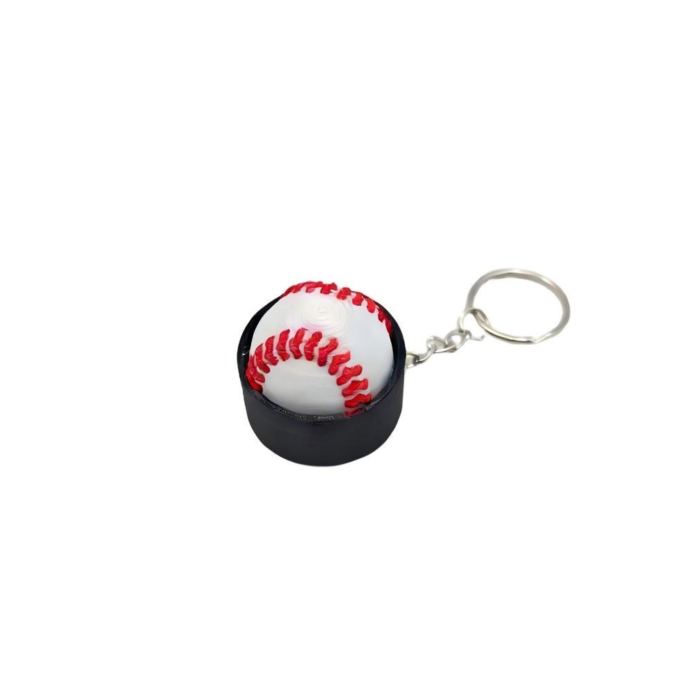 Sports Theme 3D Printed Keychain Creative Design Clicker Keychain Daily Carry
