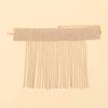 Exaggerated European and American Shiny Diamond Tassel Anklet for Fashion High Heels