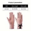 Thickened Plush Winter Driving Gloves Windproof Material Women Fleece Gloves  for Women