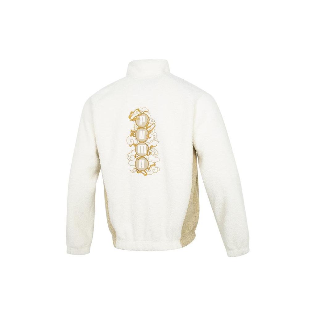 PUMA Jackets Unisex White Stand Collar Moderate Other 539914-93