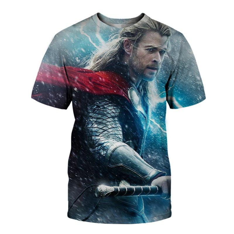 Hot-selling Marvel "Deadpool" T-shirt - Superhero Men's T-shirt - 3D Printed T-shirt - Summer Short Sleeve - Breathable Top