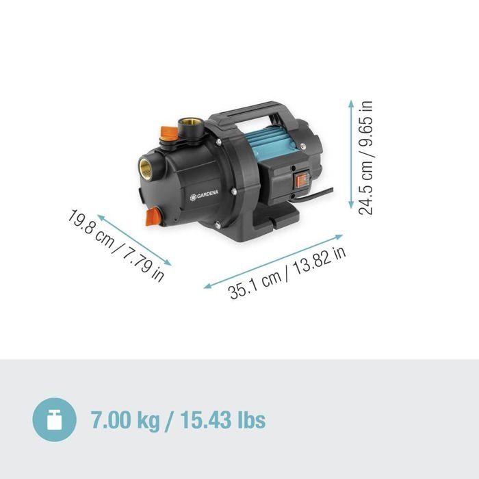 Pompe de jardin - gardena - 3700-4 p basic - electrique - pompe de surface - arrosage de jardin