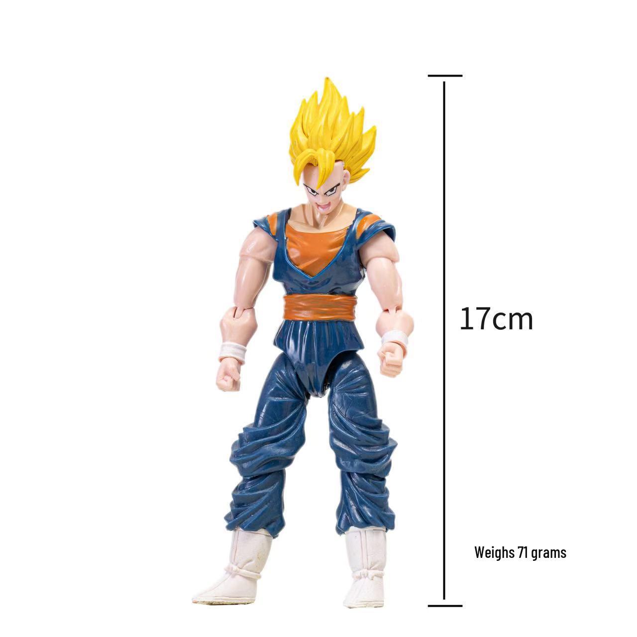 

Dragon Ball Articulated Figurine Set: Vegeta, Majin Buu, Son Goku Anime Models