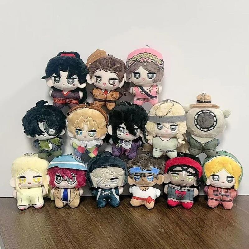 10cm Identity V Plush Toy Cosplay Pendant Doll Embalmer Gardener Mercenary Photographer Anime Soft Plushie KeyChain Xmas Gifts