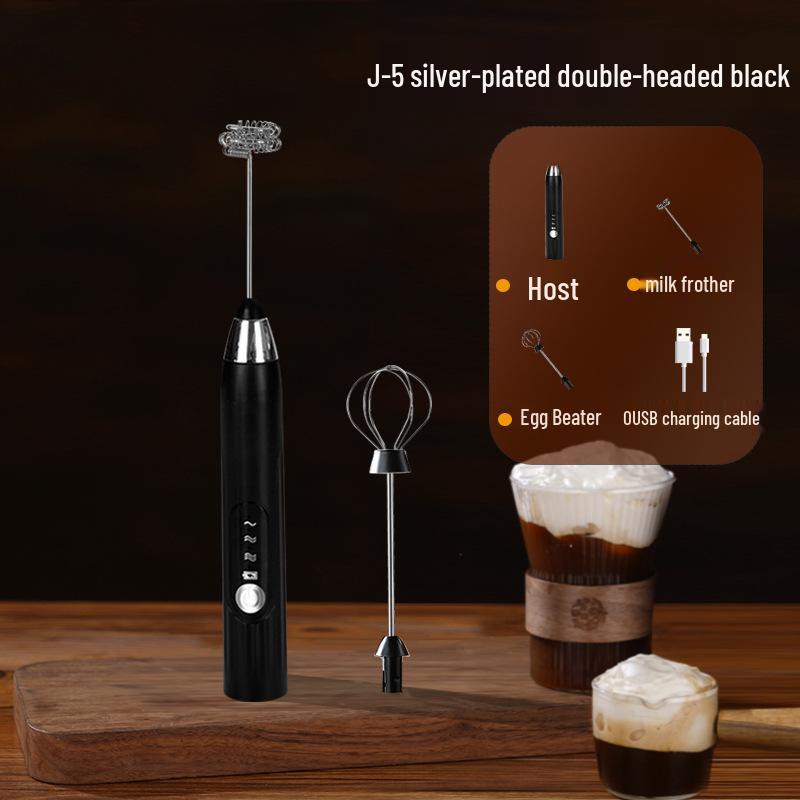 Portable Rechargeable Handheld Electric Milk Frother & Coffee Mixer