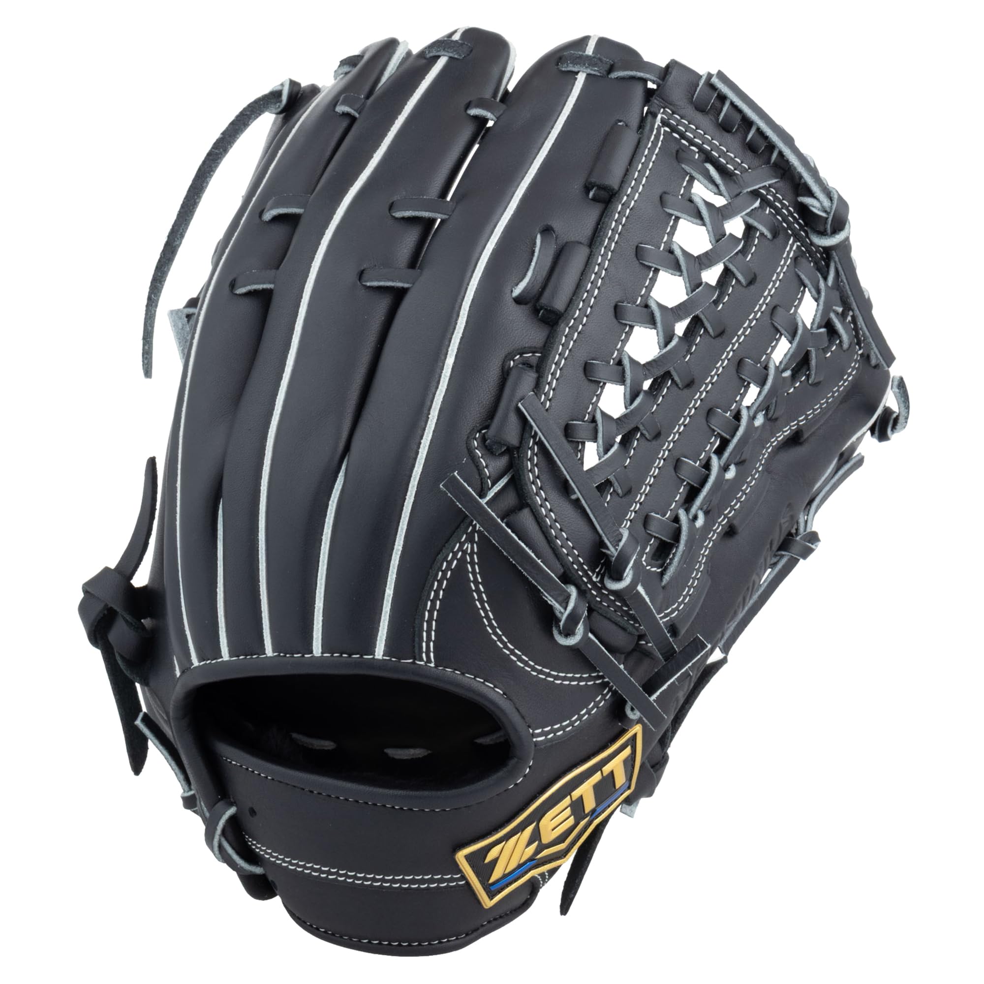 

ZETT Neo Status Мягкая бейсбольная перчатка размера 6, универсальная, для правши, черная, (BRG362640)