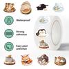 500 Pieces/roll Roll Stickers Tape Sleeping Animal Stickers Handbook Material Decorative Envelope Seal Stickers