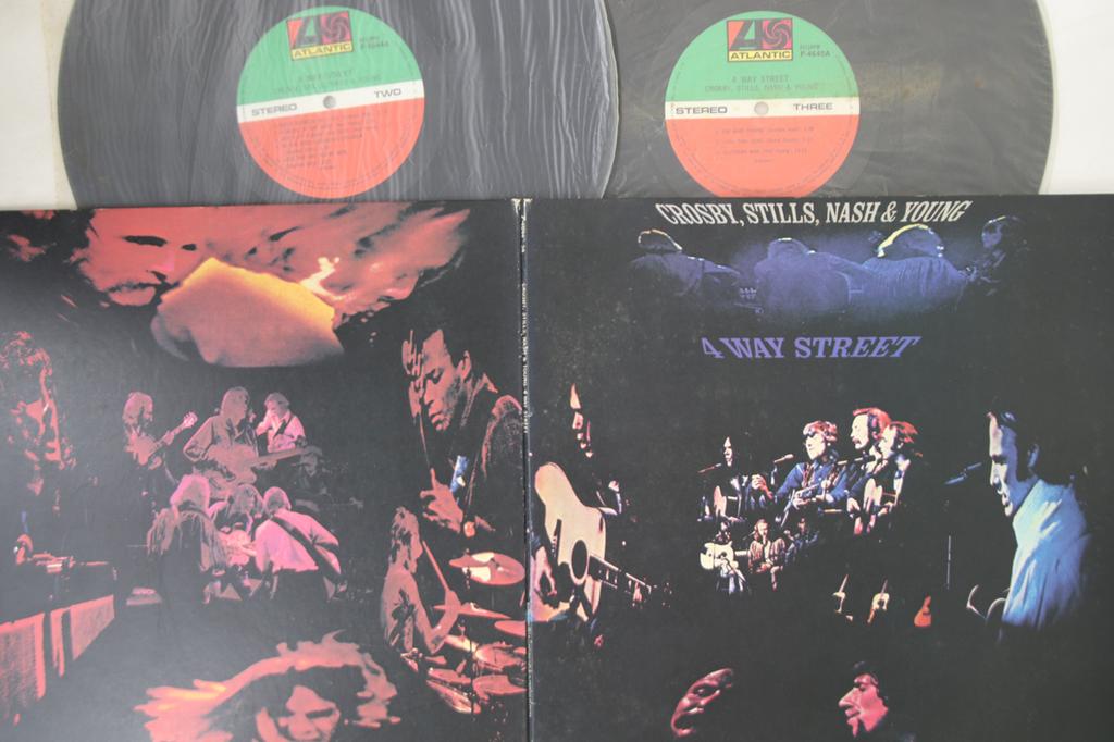 LP Record CROSBY, STILLS, NASH , YOUNG - 4 Way Street P46445A ATLANTIC 1980 Japan Rock Used