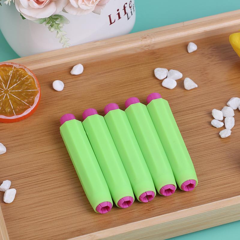 5Pcs Health Non-Toxic Chalk Holder Colourful Chalk Holders Clean Teaching Hold