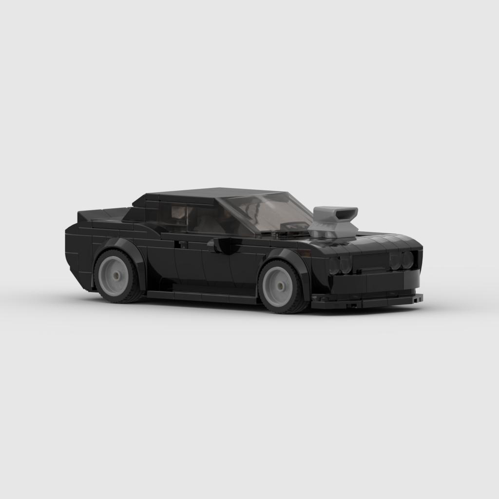 MOC Dodge challenger Charger Dom racing Racer Building Blocks Brick Creative Garage Toys for Boys Gifts