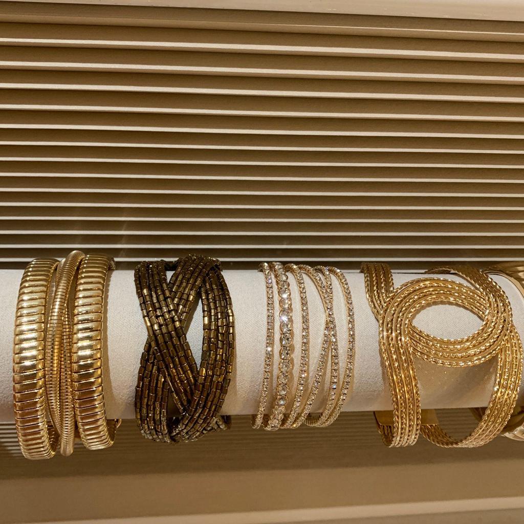 European & American Geometric Multi-Layer Open Bangle: Vintage Exaggerated Diamond-Inlaid Bracelet Light Luxury for Women