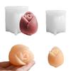 New Tulip Silicone Candle Mold 3D Rose Soap Gypsum Resin Craft Mold DIY Chocolate Ice Cake Baking Mold Valentine's Day Gift