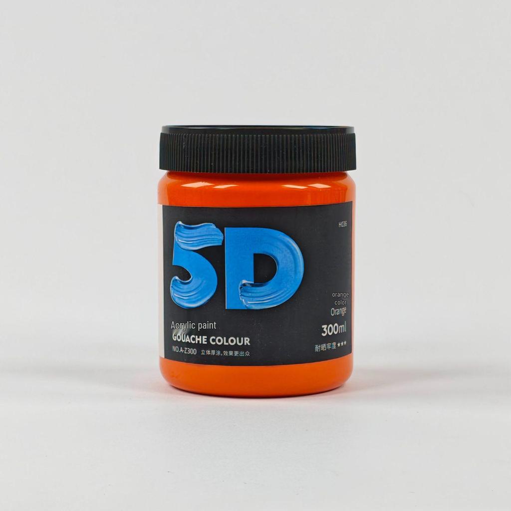Lata de Pintura Acrílica de 300 ml: Impermeable, Ideal para Estudiantes de Arte, Proyectos de Bricolaje y Arte Pintado a Mano por Niños