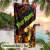 Teenage Mutant Ninja Turtles Beach Towel, Personalized Custom Text, Quick Dry Soft Large Towel For Swimming Pool Travel