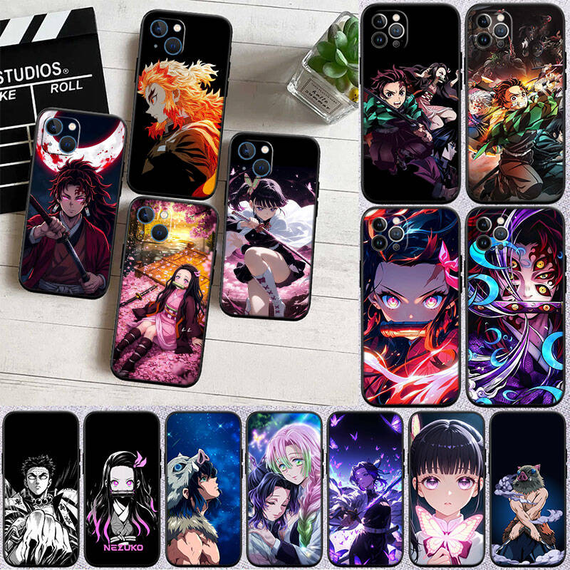 MH10 Anime Demon Slayer Phone Shell Case for iPhone 7 8 11 12 13 14 15 16 17 16E XS Pro Max XR X SE Air