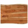 Vidaxl Tabletop, 90X60X2.5 Cm, Acacia Wood, Natural Edge