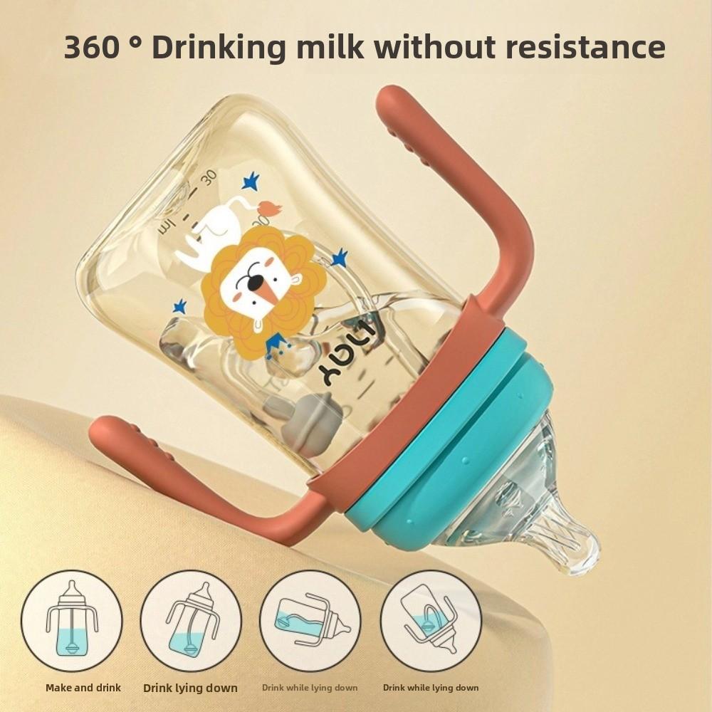 240ML Baby Feeding Bottle Drop Resistant Toddler Milk Cup Cute Newborn Bottle  Night Feeding