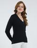 MONTE CARLO Women's V Neck Full Sleeves Cardigan