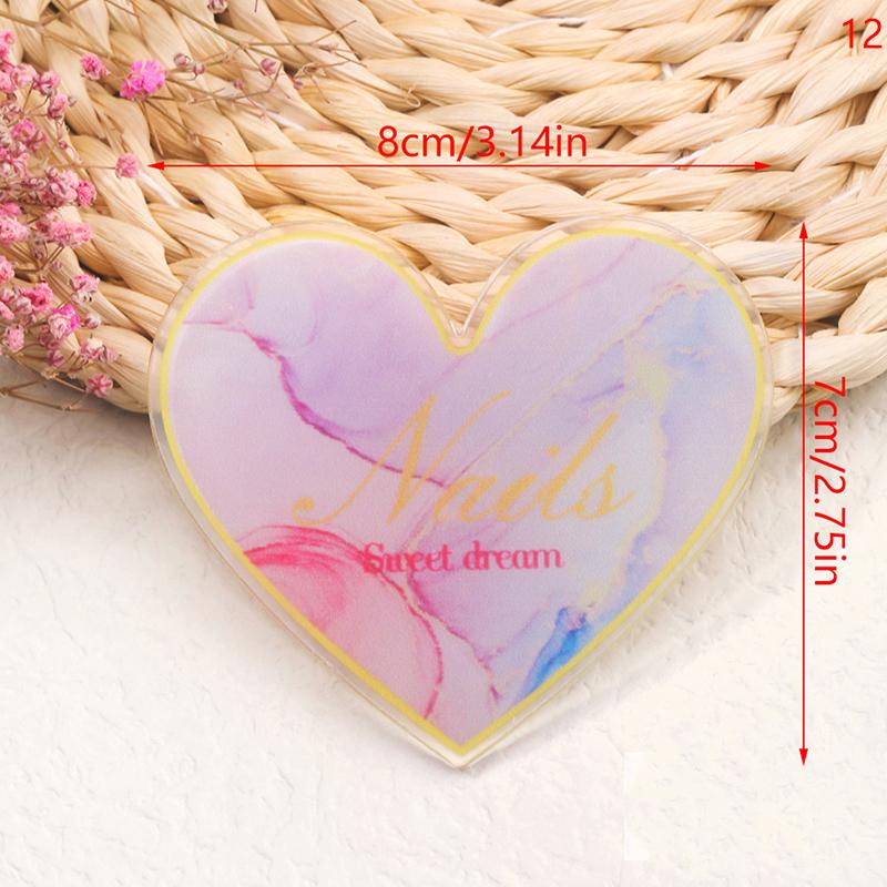 

1Pcs Pearl Nail Art Palette False Nail Tips Drawing Board Display Stand Resin Showing Shelf Salon Manicure Tools
