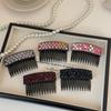 Korean light luxury shiny full diamond inverted comb hairpin new style broken hair side clip female wild bangs clip hair accessories