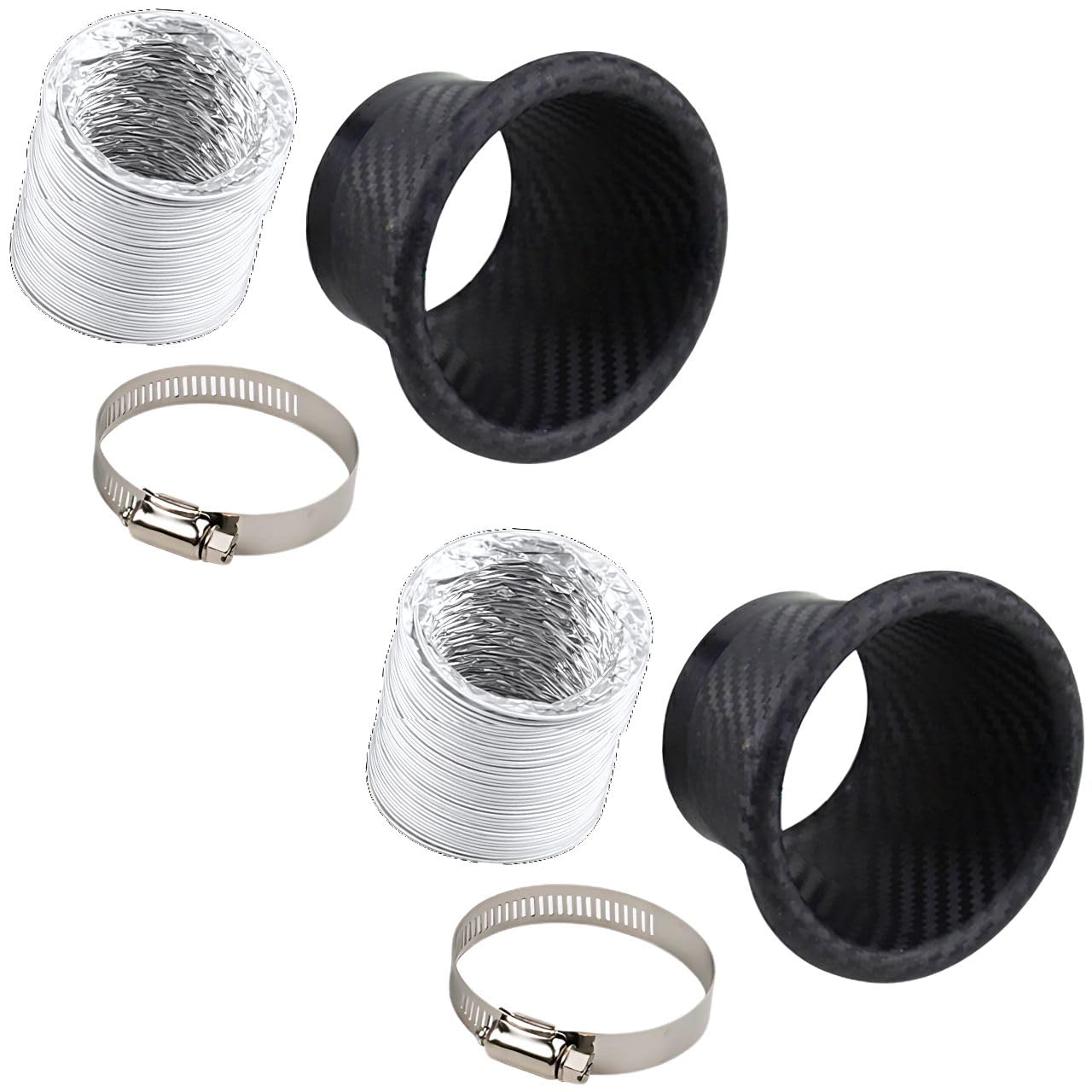 

Air Duct, Universal Air Intake Duct, Air , Car, Aluminum, Snake, Air Funnel, Bumper