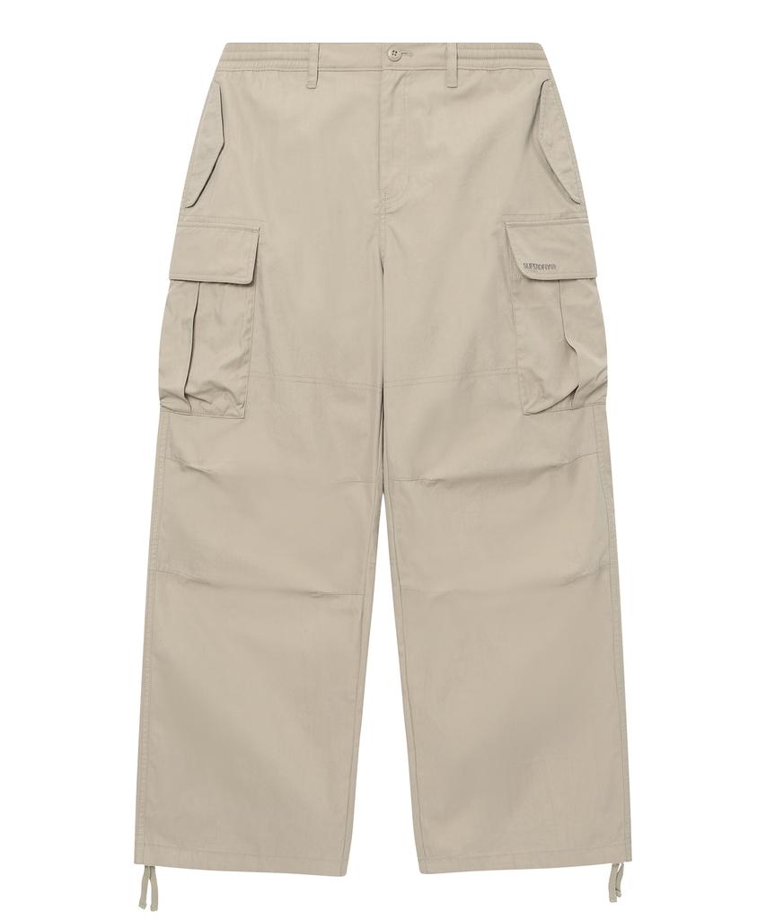 Syupeodeulai Woven Cargo Pants Beige Sdulwcq41Beg