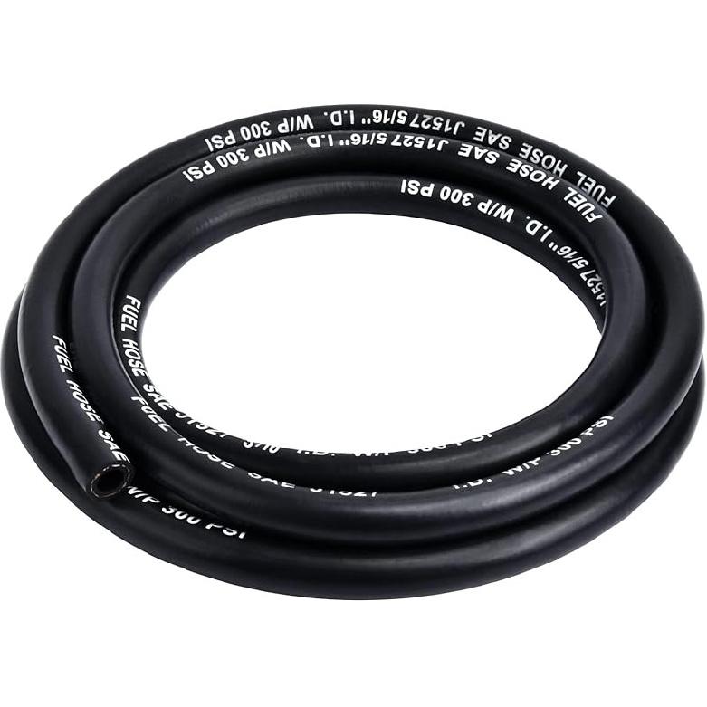 EVIL ENERGY 3/8 Marine Fuel Line Hose Type A1-15 Rubber 10FT SAE J1527