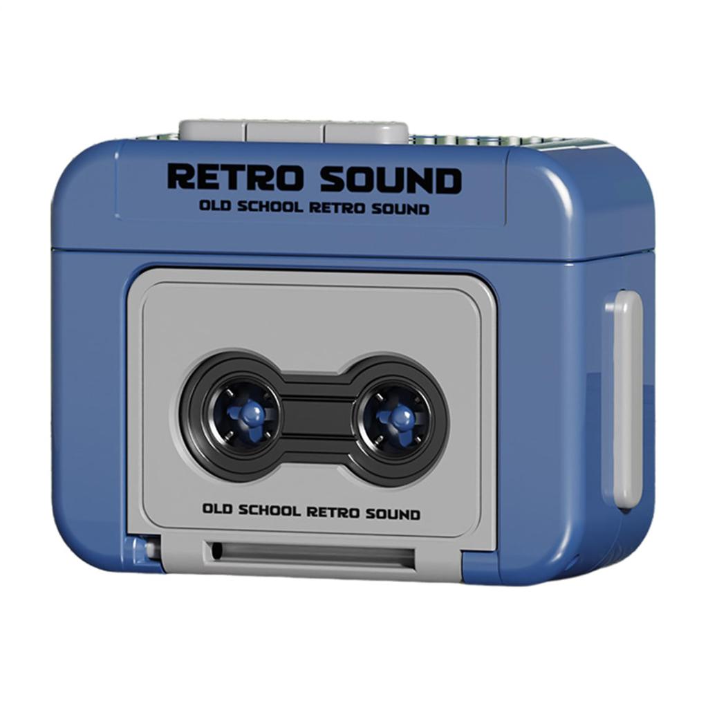 [Ozozuize] Retro Recording Keychain,Mini Tape Voice Recorder Key Chain with Voice Recording,Funny Music Box
