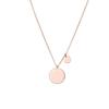 St. Delan Gold-Plated Titanium Steel Necklace for Women, Simple European and American Style, Single-Layer Clavicle Chain.