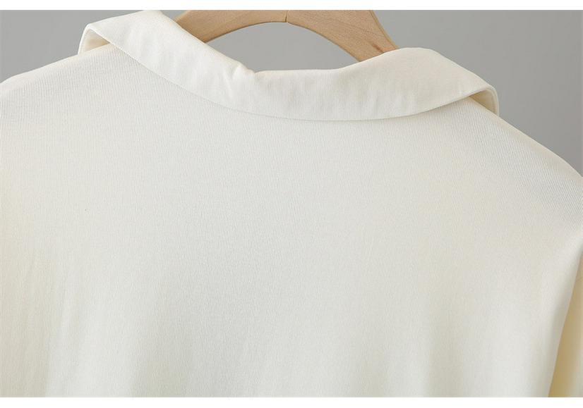 2026 Spring Plus Size Women's Long Sleeve Color Block 2-in-1 Cotton T-Shirt Slimming Top