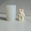 Cartoon Rabbit Chocolate Silicones Molds Cute Rabbit Fondant Decors Molds for DIY Decoration Making Soap Candle