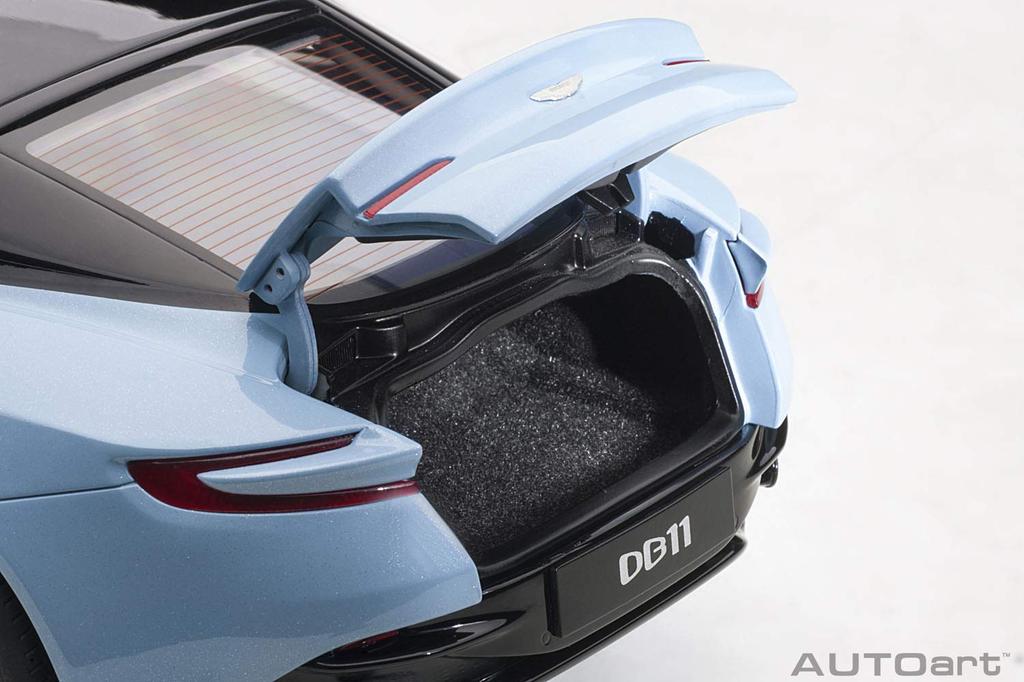 AUTOart Aston Martin DB11 Metallic Light Blue Finished Model 1/18