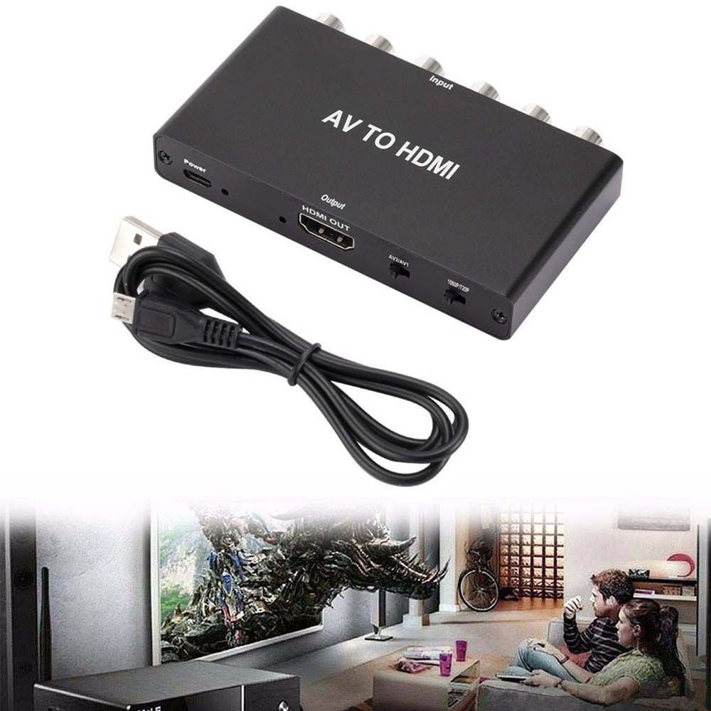 

к HDMI Dual AV to HDMI Converter RCA to HDMI Converter Dual AV to HDMI Adapter RCA to HDMI Cable RCA to HDMI
