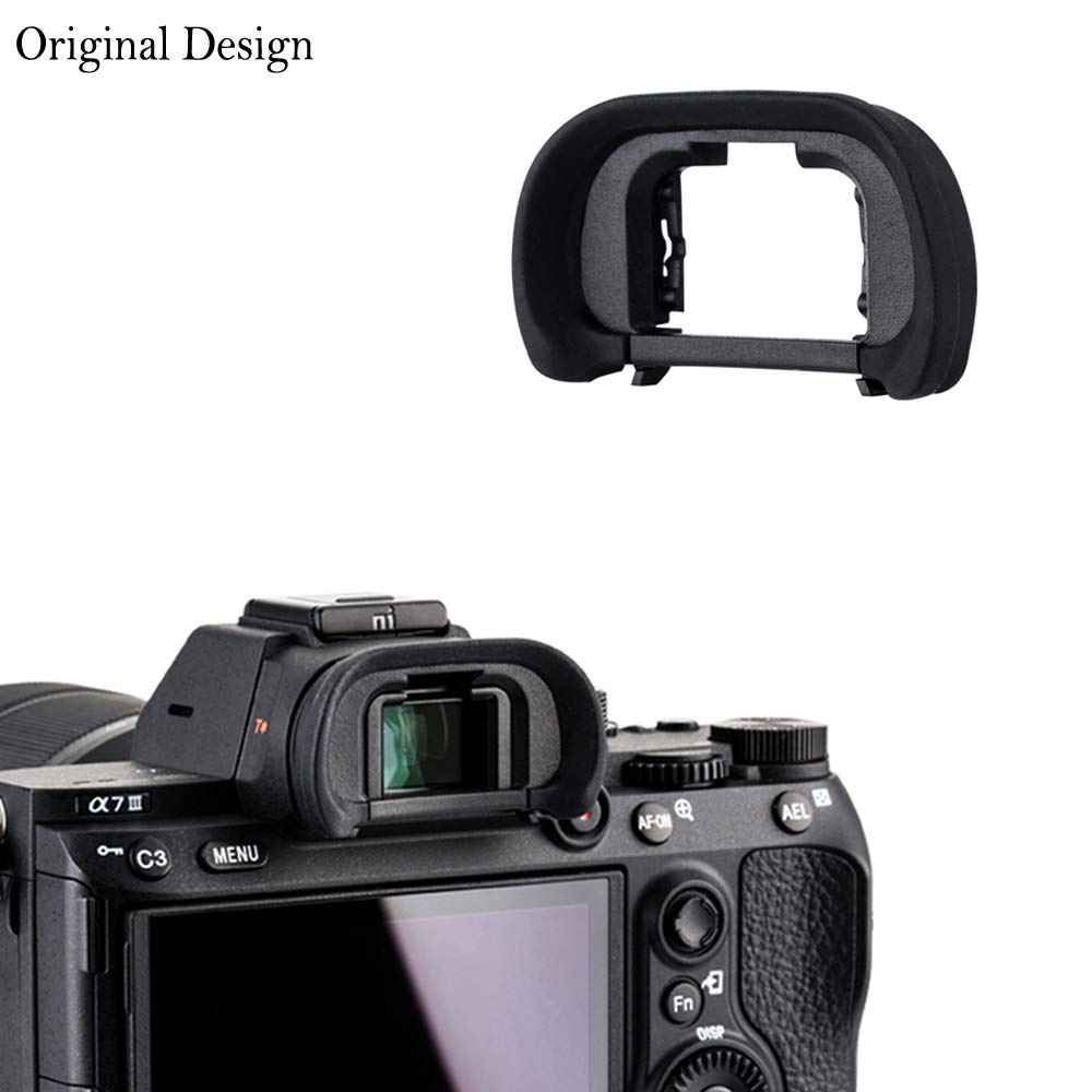 Eyecup Eyepiece Compatible with A7R4 A7RIV A7RIII A7RII A7R A7III A7II A7 A7SII A7S A9II A9 A99II A58 EP16 EP15 1+1 (Original + Extended) FDA-EP18