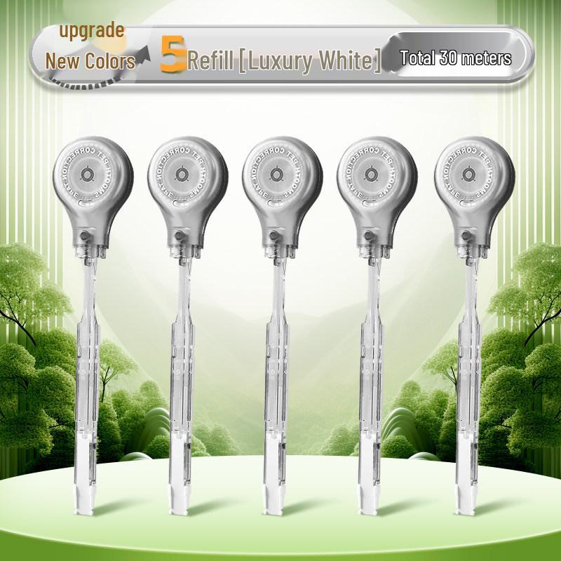 Portable Refillable Correction Tape Pen – Pen-Style, Large Capacity, Ideal for Students