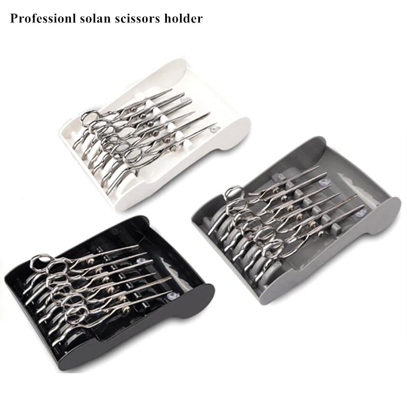 

Professional Hair Scissors Holder Salon Stand Rack Case Barber Holder Storage Thinning Shears Organizer For Hairdresser