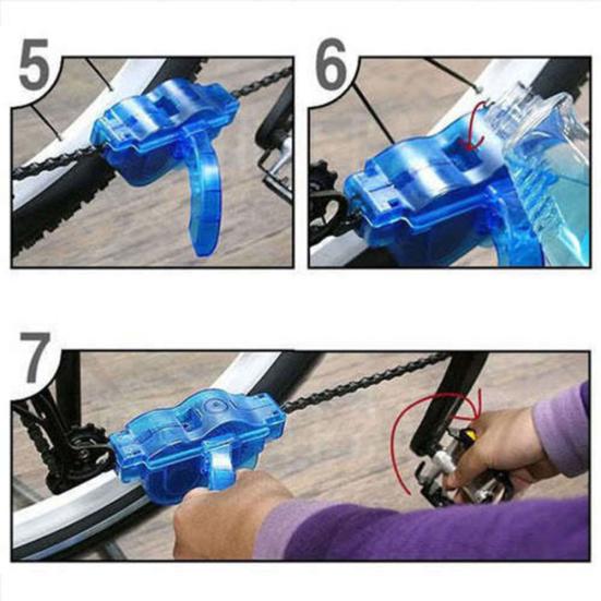 1 Set Cycling Bike Bicycle Chain Wheel Wash Cleaner Tool Brushes Scrubber Kit