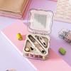 Partitioned Mini Sewing Box Set Multi-functional Magnetic Needle Thread Box  Apparel Crafts