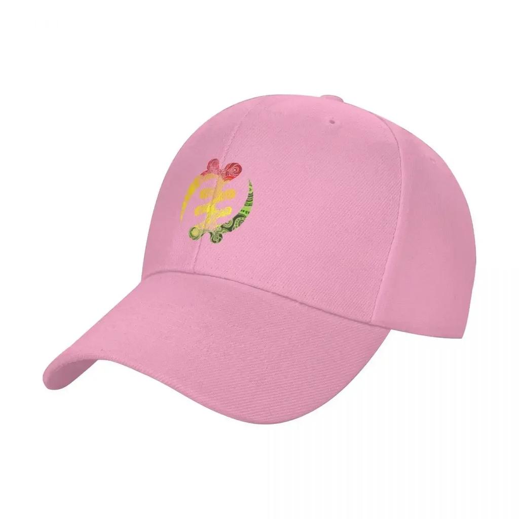 Gye Nyame Symbol Nur Baseballkappe Luxuskappe UV-Schutz Sonnenhut Bommelmütze Mädchen Unisex