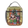 B-Bob Burgers Thanksgiving Thermal Insulated Lunch Bag for Picnic Portable Bento Box Cooler Thermal Lunch Boxes