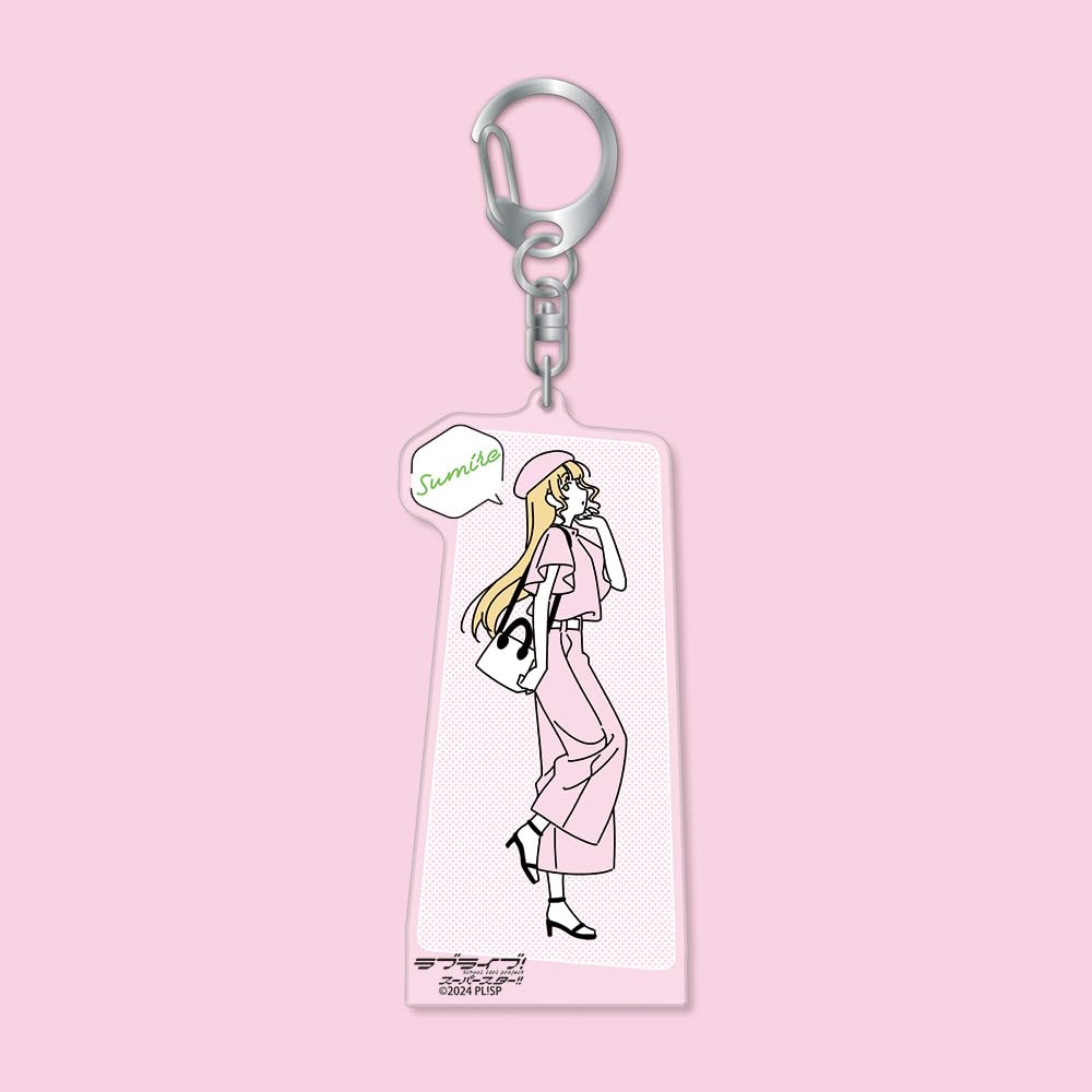 KADOKAWA Love Walk with the Acrylic Heianna W50 x Acrylic Live! Series Season. Keychain, Sumire, Approx. H100mm,