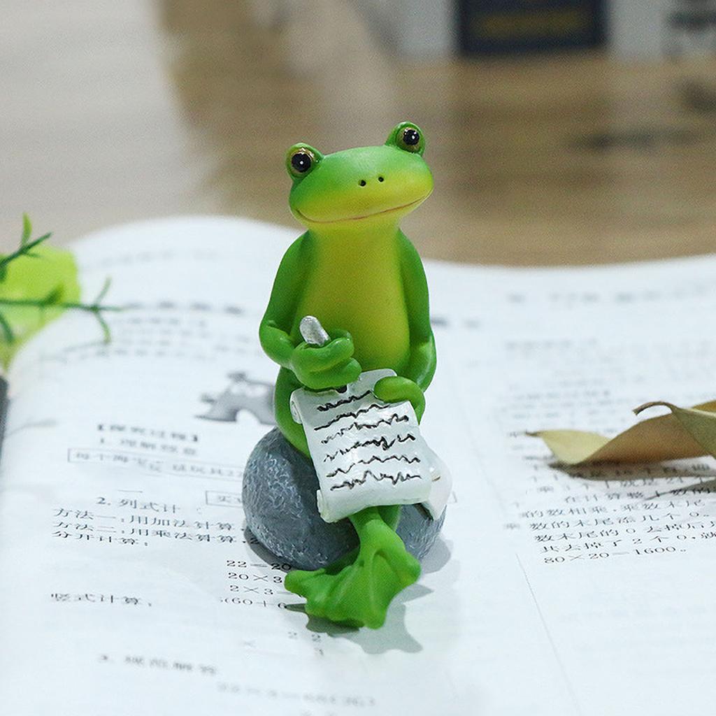 Frösche Kunstharz Kunsthandwerk Wohnzimmer Desktop Yoga Schlafzimmer Heimtextilien