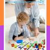 Kids Montessori Colorful Transparent Letters Numbers Set Sensory Activity Math Learning Counting Toy Education Teaching Aids