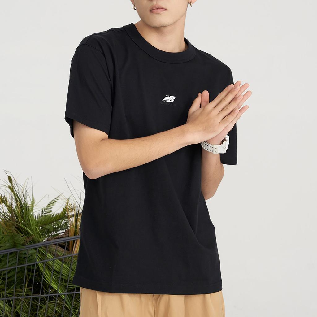 New Balance T Shirt Unisex Black AMT31504-BK