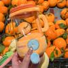Portachiavi Giocattolo Peluche Spremiagrumi Frutta Cartone Animato Divertente Coulisse Bambola Imbottita Rotante Portachiavi Decorazione Creativa Zaino Regali