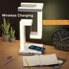 Novelty floating lamp with 10 W  detachable wireless charger decorative light for bedroom/office