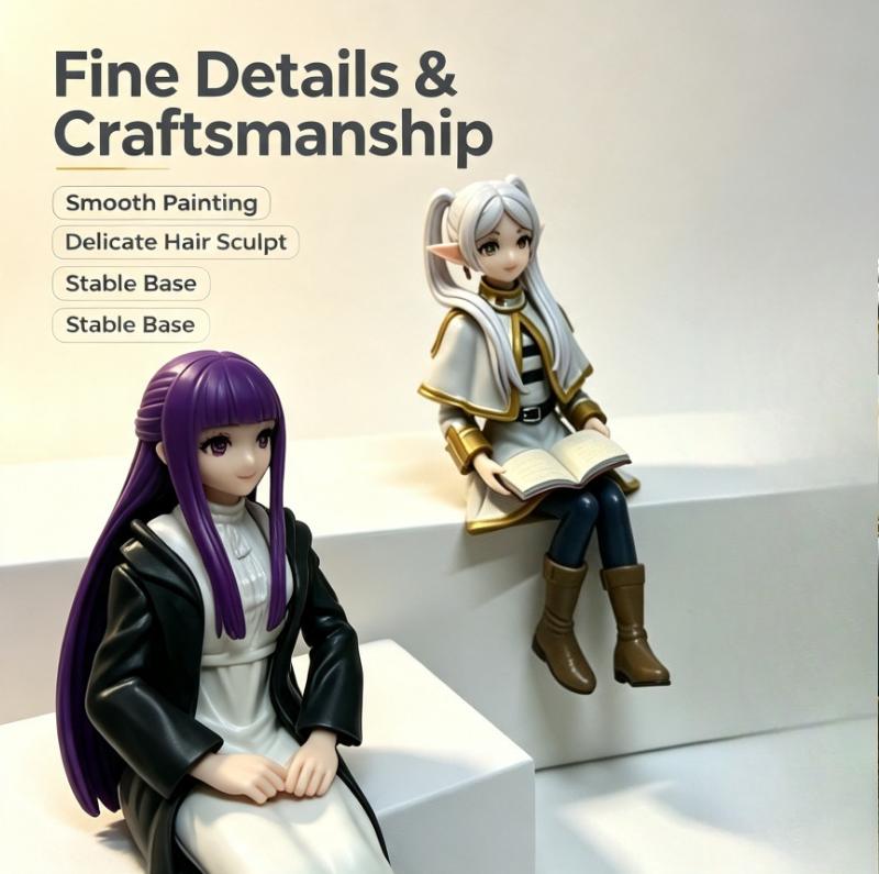 Noodle Stopper Sousou no Frieren Anime Girl Figure Frieren Beyond Journey's End Action Figure Collectible Model Toys