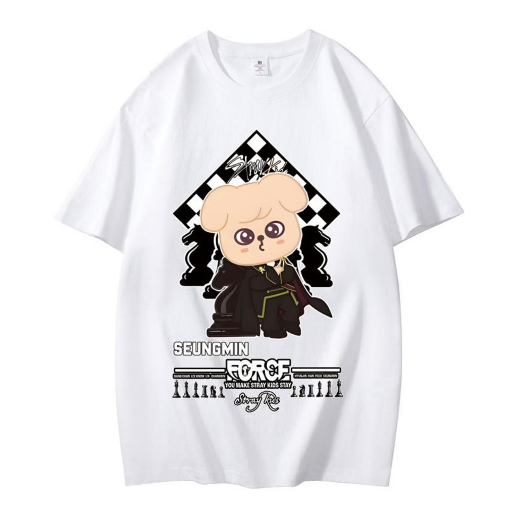 Women's And Men's Unisex Fashion Printed Round Neck Short Sleeve T-Shirt Pullover Top