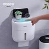 Wall-Mounted Waterproof Toilet Paper Holder & Storage Rack