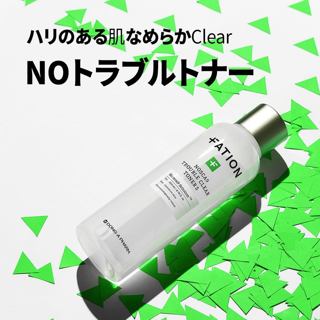 FATION Noscanine T Clear Toner S Cleanses Dead Skin Improves and Improves Skin and Korean 200ml, Cells, Acne, Barrier, Moisturizes, Hydrates.